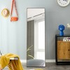 LOVMOR Modern Full Length Mirror, Full Body Mirror, Free Standing or Leaning or Wall-Mounted Mirror for Living Room, Bedroom - 2 of 4