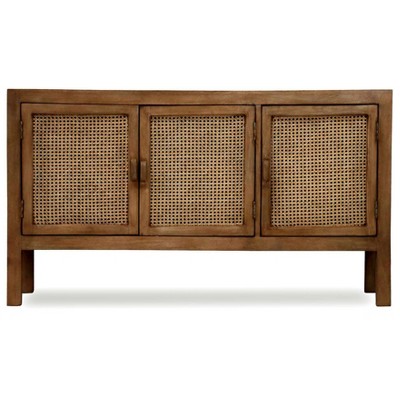 Easton Woven Cane Sideboard Natural - StyleCraft