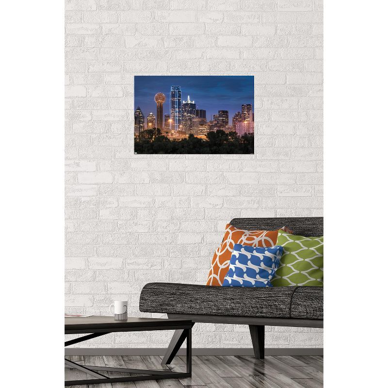 Trends International Texas - Dallas Skyline Unframed Wall Poster Prints, 2 of 7