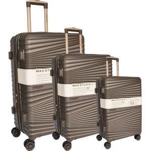 Max Studio ABS 3-Piece Luggage Set Sofia Collection - 1 of 4