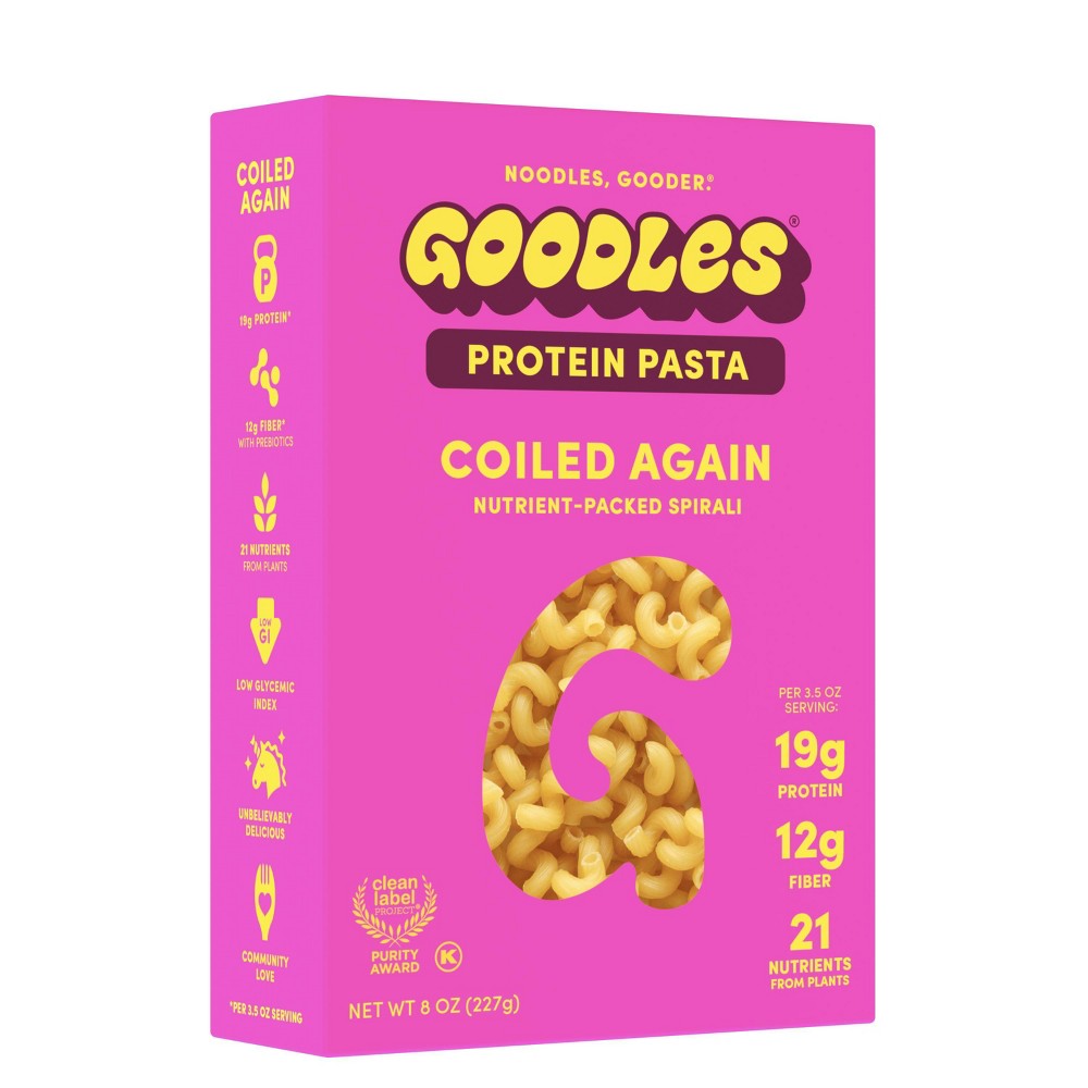 Goodles Dry Protein Pasta Coiled Again - 8oz