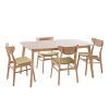 GDFStudio Toranto Mid Century Modern Fabric Upholstered 5 Piece Dining Set - 2 of 4