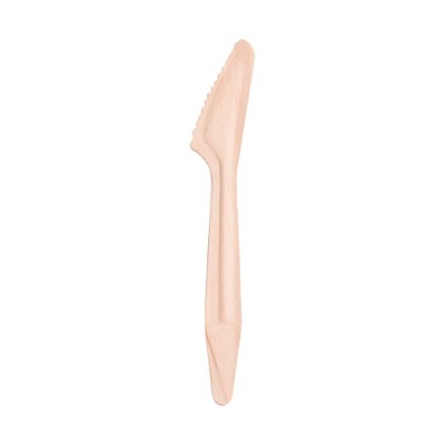Smarty Had A Party Natural Birch Eco-Friendly Dinner Knives - 600 pcs