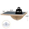 Window Mounted Cat Hammock Bed with Suction Cups,Removable Felt Mat,Space Saving Perch for Indoor Cats–LAOTIES - 4 of 4
