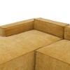 NicBex Modern L Shape Modular Sectional Sofa Chenille Fabric Couch with 2 Pillows for Living Room - 4 of 4