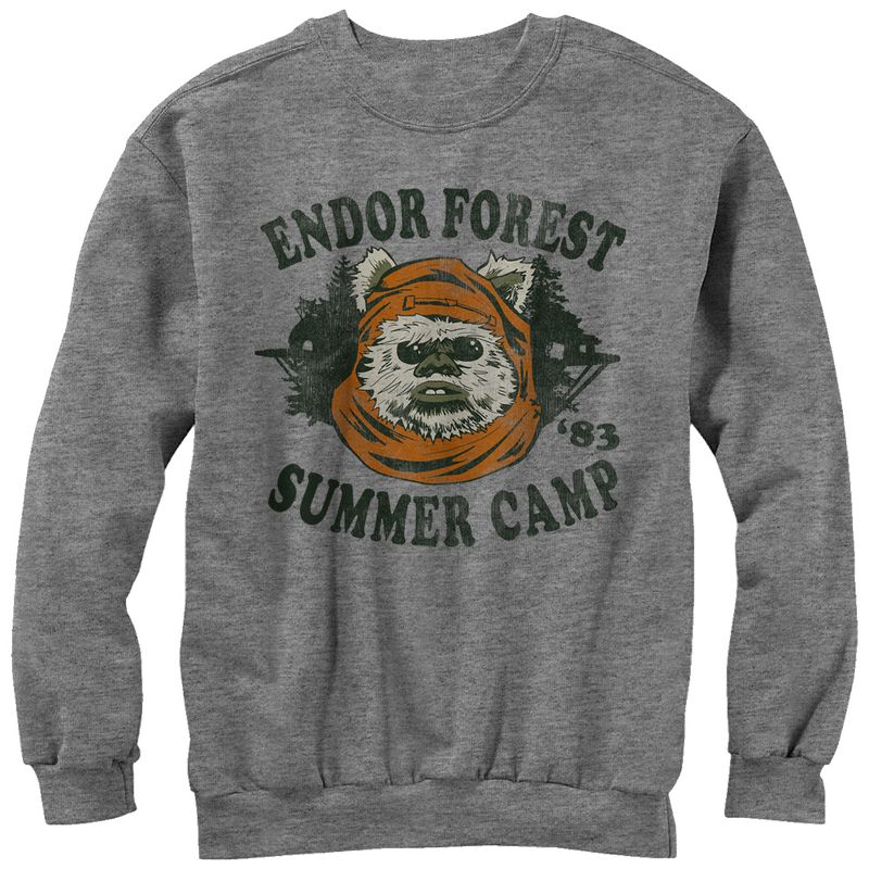 Men's Star Wars Ewok Summer Camp Sweatshirt, 1 of 5