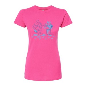 Women's - Disney - Mickey Mouse Fitted Graphic T-Shirt - 1 of 3