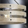 Urban Ambiance Luxury Modern Farmhouse Chandelier,  22-3/4"H x 27-3/4"W,  Charcoal Finish, UHP2478 - 4 of 4