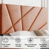 Full Size Platform Bed with Upholstered Headboard for Bedroom - 3 of 4