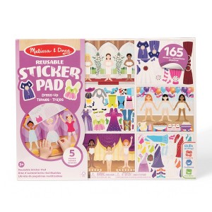 Melissa & Doug Reusable Dress-Up Sticker Pad - 165+ Reusable Stickers - 1 of 4