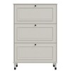 ORRD Narrow Shoe Storage Cabinet with 3 Flip Drawers, Slim Freestanding Shoe Rack for Entryway - 4 of 4