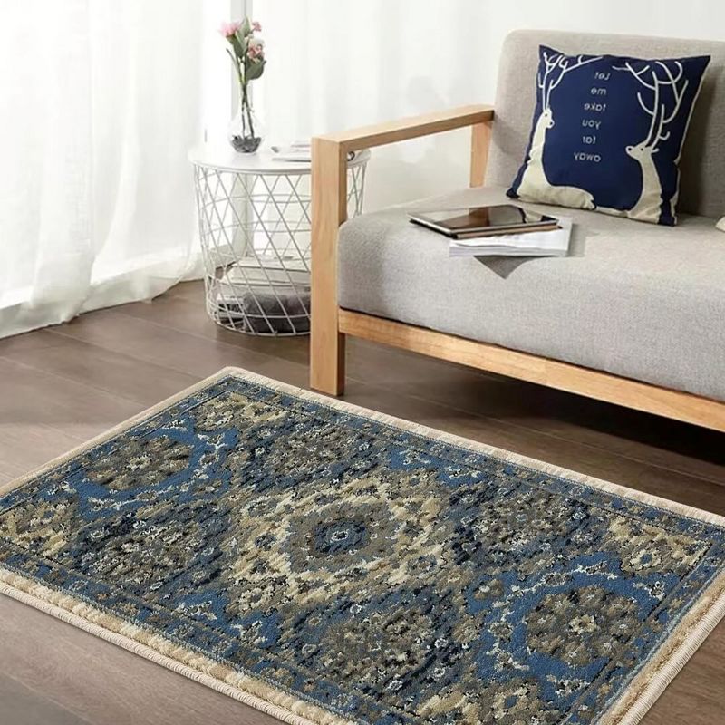 Area Rug Boho Traditional Fuzzy Carpet for Living Room, Bedroom Dining Room and Kitchen Office Nursery Non-Slip, 3 of 9