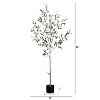 HomeStock  5 ft. Artificial Olive Tree in Pot for Indoor/Outdoor - 2 of 4