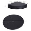 Runesay Black Pole Dance Mat, 2"T x 5'W Folding Pole Dance Mat for Home, Lightweight and Foldable - 3 of 4