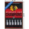Trends International NHL Chicago Blackhawks - Champions 23 Framed Wall Poster Prints - 3 of 4