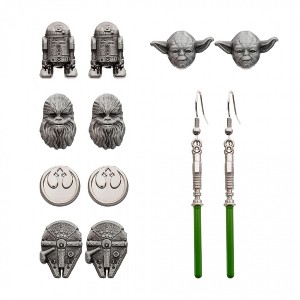 Adult Star Wars Rebel Light Side 6-Pack Stud Earring Set - 1 of 4