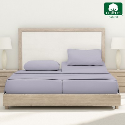 Lavender 800 Thread Count Cotton Sateen Split King Sheet Set