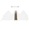 vidaXL Garden Trellis Fences 5 pcs 66.9"x29.5" Willow - 3 of 4