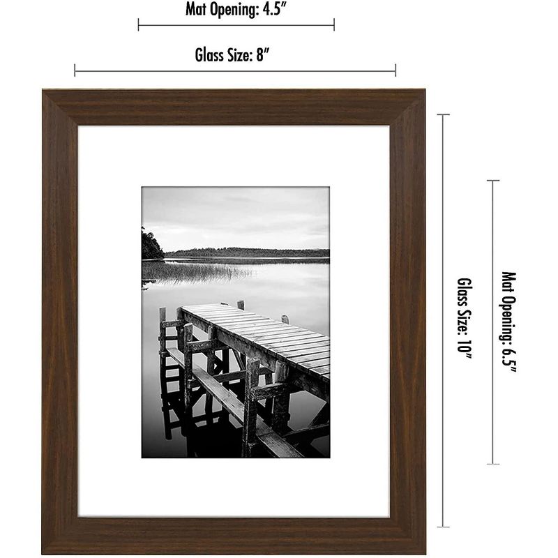 Americanflat Picture Frame with tempered shatter-resistant glass - Available in a variety of sizes and styles, 2 of 4