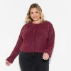 Women's Ribbed Crewneck Cardigan - Wild Fable™ - 2 of 3