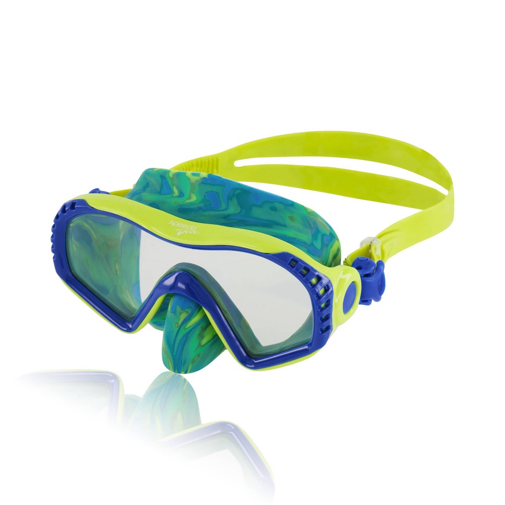 Speedo Junior Wave Watcher Goggles - Blue/Clear Tie-Dye