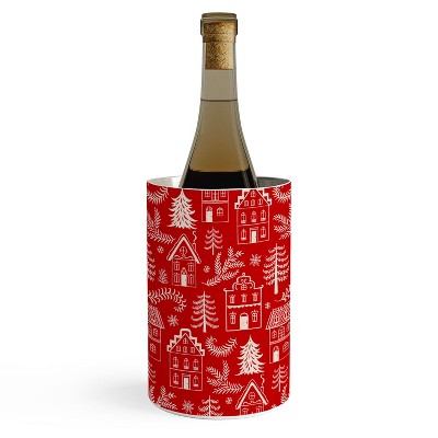 Pimlada Phuapradit Christmas village Red Wine Chiller -Deny Designs