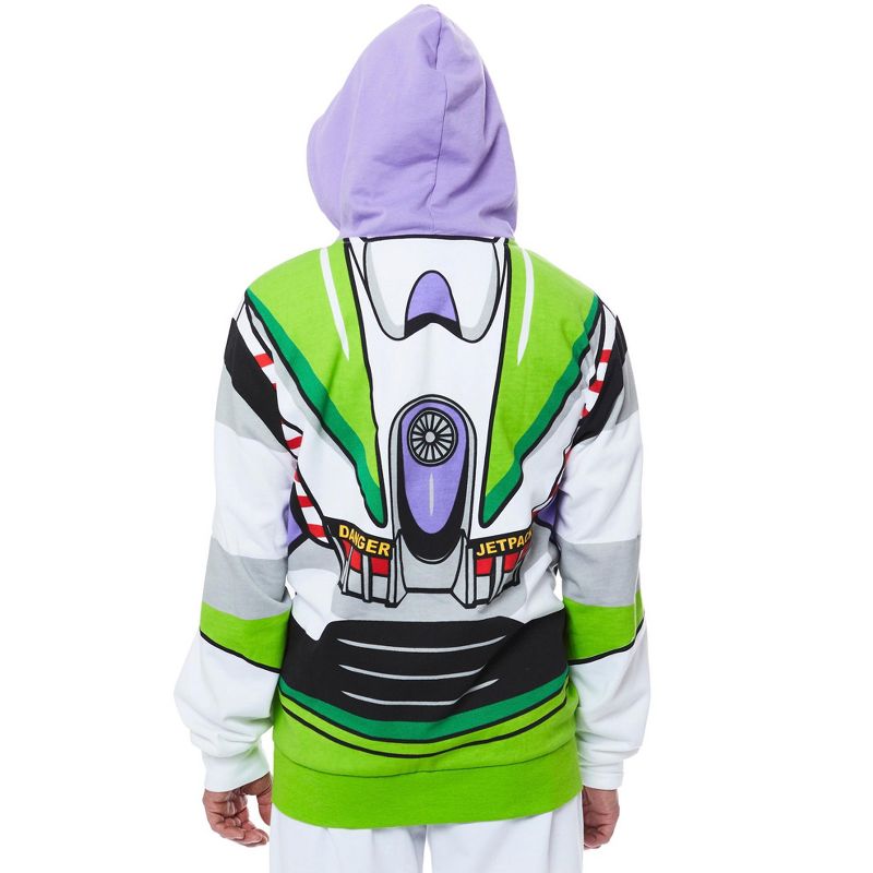 BuySeasons Toy Story Buzz Lightyear Mens Hoodie Costume, 2 of 4