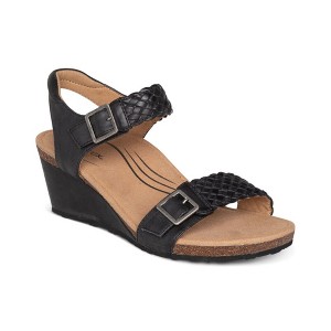 Aetrex Grace Adjustable Woven Wedge - 1 of 4