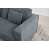 SKRAN 3 Seater 83" Modern Sofa Couches with Detachable Cover & double cushioning,Durable Fabric for Living Room,Small Spaces - 2 of 4