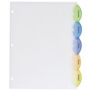 Avery® Insertable Style Edge™ Plastic Dividers, 5-Tab Set, Multicolor, 6 Sets - 3 of 4