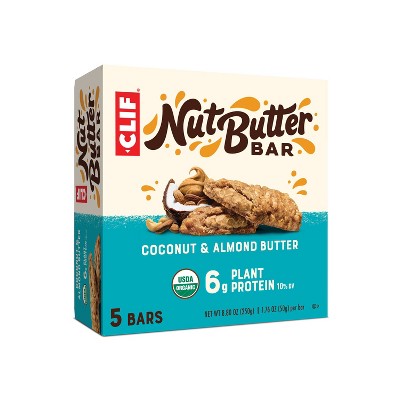 CLIF Nut Butter Bar - Coconut Almond Butter Energy Bars - 8.8oz/5ct