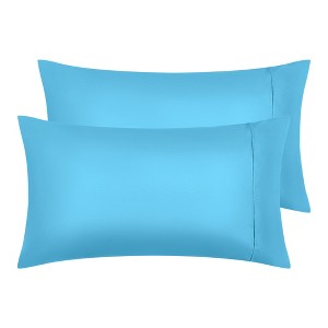 Unique Bargains Soft Comfortable Envelope Closure Polyester Pillowcases 2 Pcs - 1 of 4