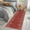 2x6 Hallway Runner Rug Low Pile Machine Washable Rugs Modern Stripe Geometric Foldable Minimalistic Carpet with Rubber Backing for Entryway Hallway - 3 of 4