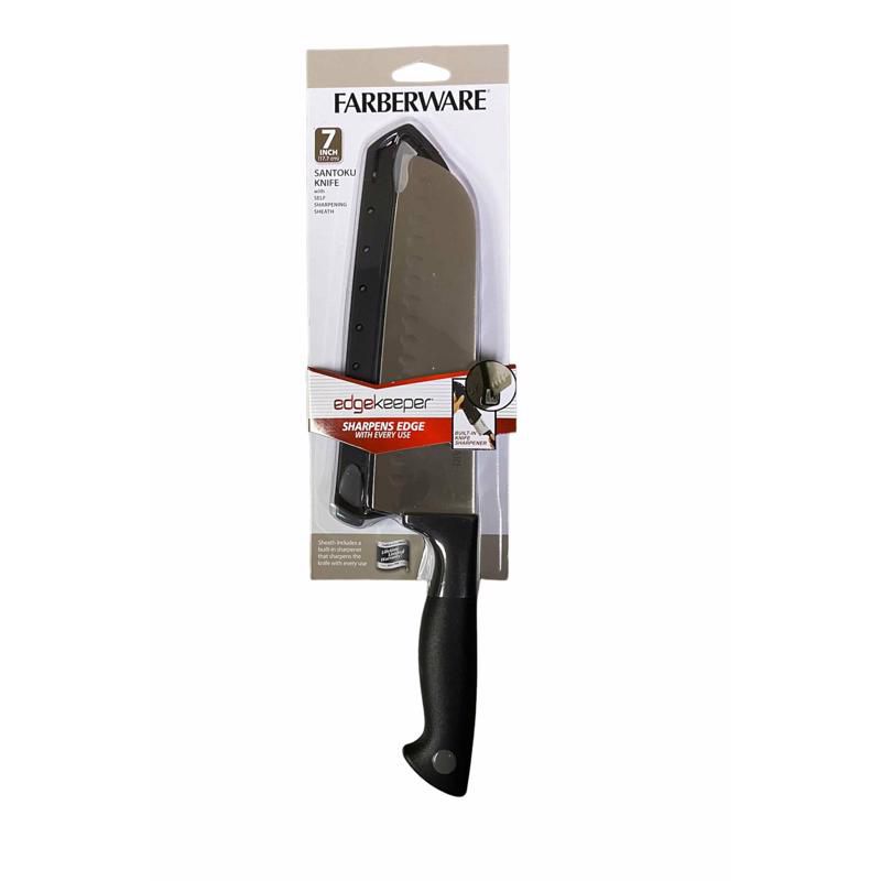 Farberware Edgekeeper 7 in. L Stainless Steel Santoku Knife 2 pc, 1 of 2