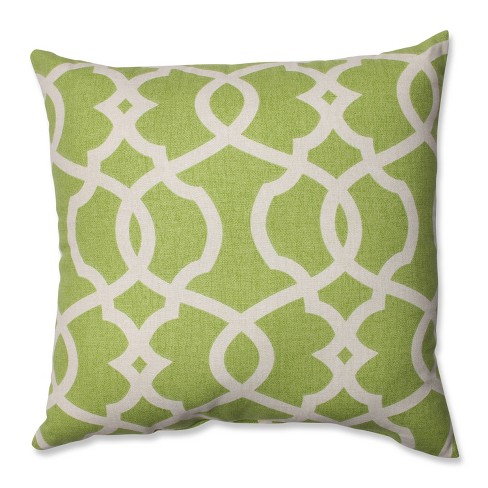 16.5"x16.5" Emory Square Throw Pillow Green - Pillow Perfect - image 1 of 2
