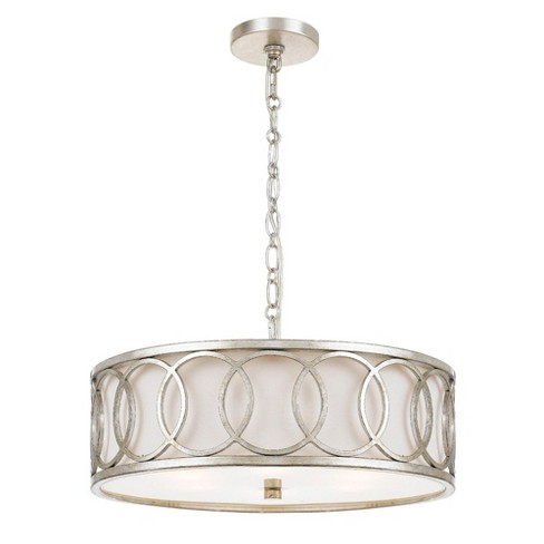 Crystorama Lighting Graham 6 - Light Pendant in  Antique Silver - image 1 of 3