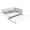 NicBex Full Size Daybed with Trundle,Upholstered Velvet Sofa Bed Frame for Bedroom,Living Room,Apartment - 3 of 4