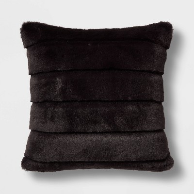 Modern Faux Fur Throw Pillow, Ethan Allen Throw Pillows