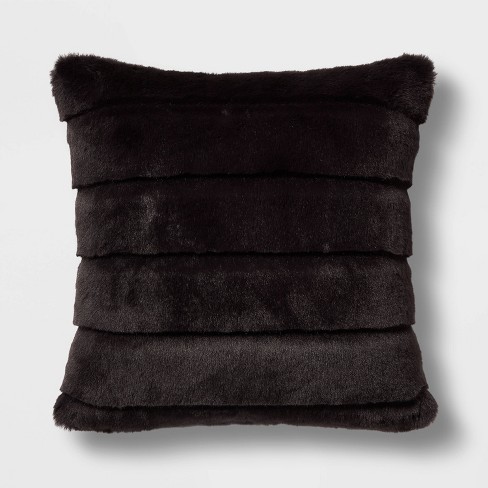 Faux fur hot sale pillows target