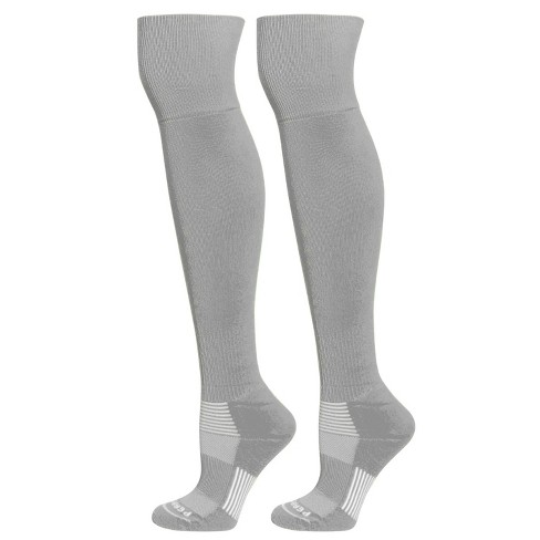 MK Socks Extreme Over the Knee Sports Socks - Silver Grey - image 1 of 1