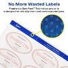 Avery Printable Blank Oval Labels, 2" x 3-1/3", Matte White, 200 Customizable Labels (22570) - 3 of 4