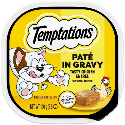 Temptations Pate in Gravy Chicken Flavor Wet Cat Food - 3.5oz
