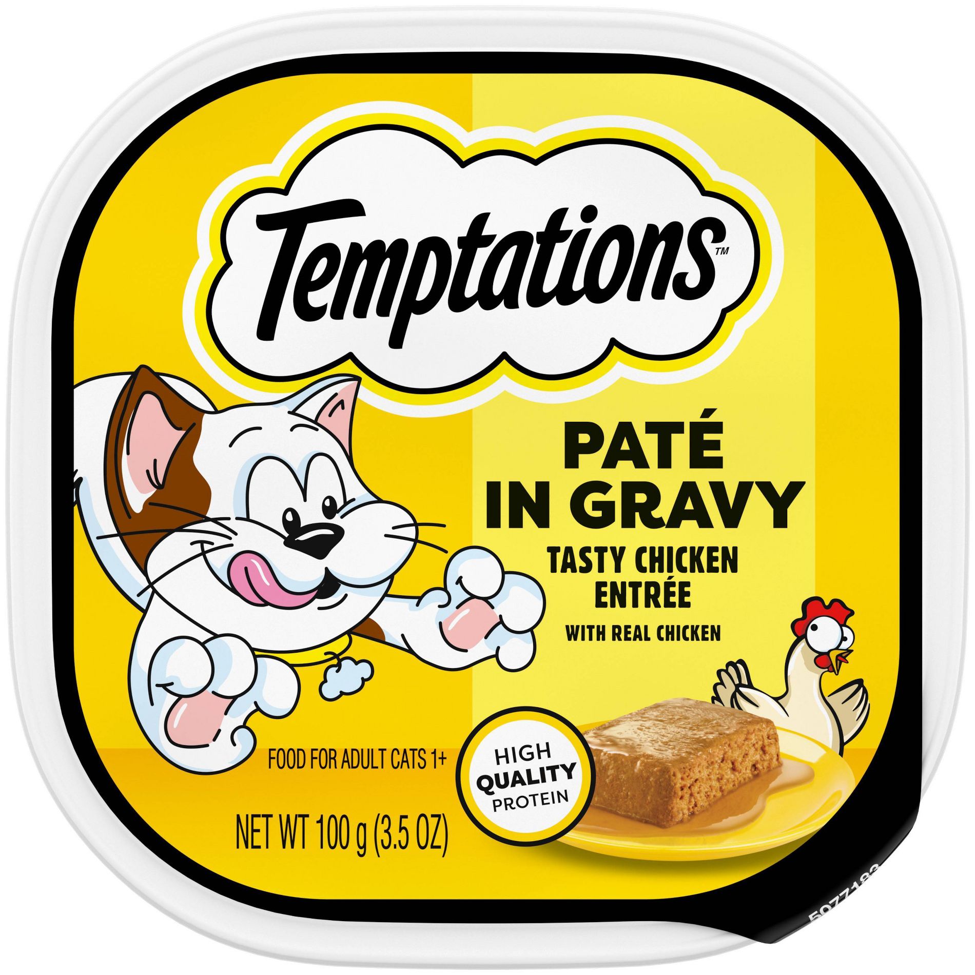 Temptations Pate in Gravy Chicken Flavor Wet Cat Food - 3.5oz
