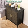 TROPOW Buffet Cabinet, 32" Coffee Bar Cabinet with Adjustable Shelf - Storage Cabinet for Living Room, Entryway - 4 of 4