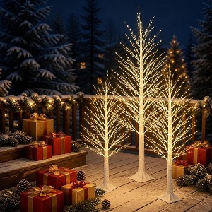 Lighted Tree Decoration, Illuminated Tree for Home Holiday Display ...