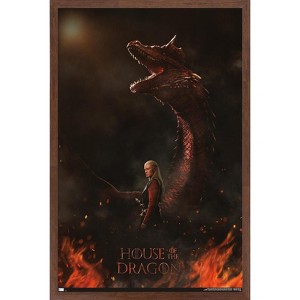 Trends International House of the Dragon - Daemon Dragon One Sheet Framed Wall Poster Prints - 1 of 4