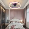 VYNXARIA Sleek White Aura Ceiling Light Fan,Style Meets Functionality - 3 of 4