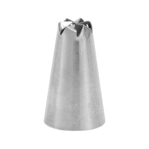 Unique Bargains Piping Tip 304 Stainless Steel Silver Tone 0.51"x0.98"x1.46" 1 Pcs - 1 of 3