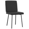 vidaXL Dining Chair Set of 2 Black - 3 of 4
