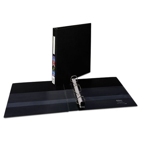 Avery Heavy-Duty Non-View Binder with DuraHinge and One Touch EZD Rings, 3 Rings, 1" Capacity, 11 x 8.5, Black - image 1 of 4